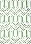 Anna French Colburn Chevron Emerald Green Wallpaper