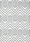 Anna French Colburn Chevron Black Wallpaper