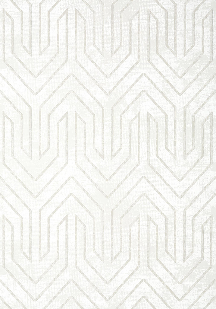 Thibaut COLBURN CHEVRON Neutral Wallpaper