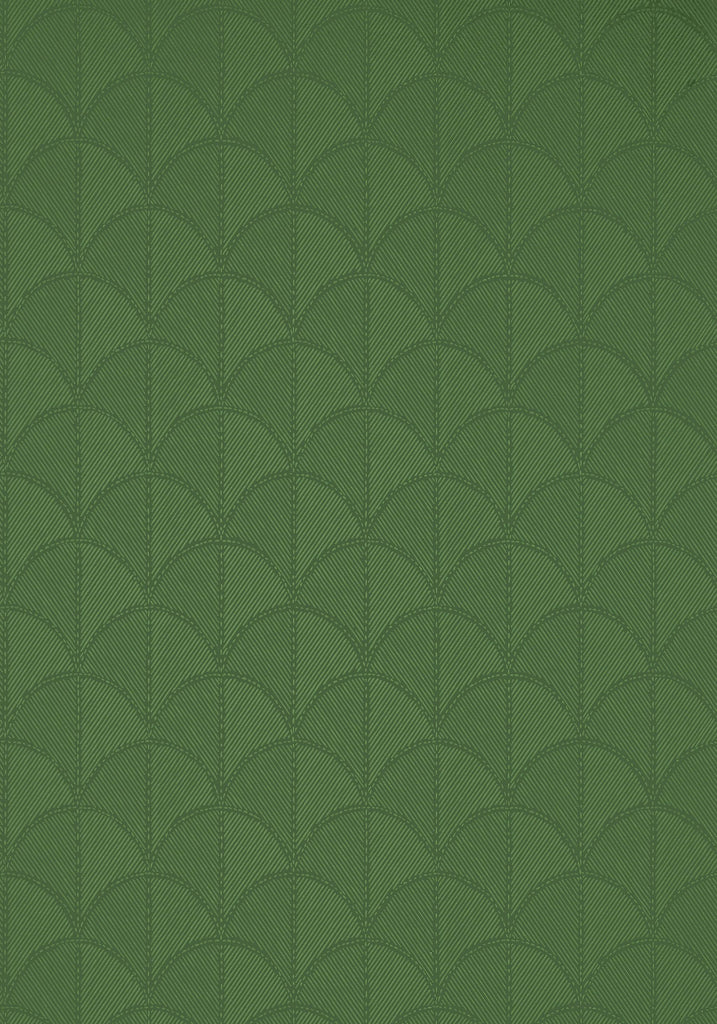 Thibaut SETON SCALLOP Emerald Green Wallpaper