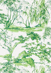 Anna French Kyoto Emerald Green Wallpaper