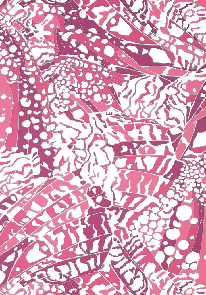 Thibaut PUCCINI Fuchsia Wallpaper