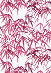 Anna French Kyoto Leaves Fuchsia Wallpaper