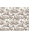 Anna French Antilles Toile Brown Wallpaper