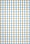 Anna French Saybrook Check Spa Blue And Beige Fabric