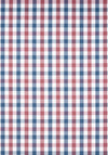 Anna French Saybrook Check Blue And Red Fabric