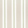 Anna French Alden Stripe Embroidery Sage Fabric