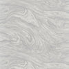 Thibaut Waves Ivory And Grey Wallpaper