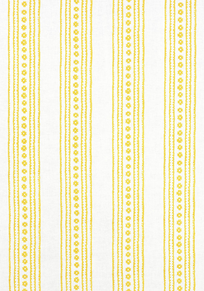 Thibaut NEW HAVEN STRIPE Yellow Fabric