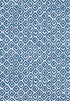 Thibaut Indian Diamond Blue And Turquoise Fabric