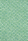 Thibaut Indian Diamond Green Fabric