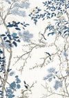 Thibaut Katsura Blue And White Fabric