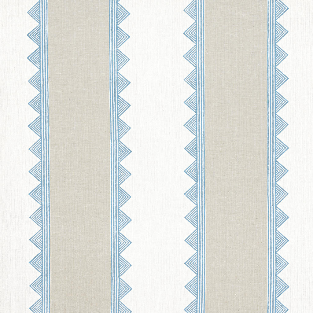 Thibaut KISMET STRIPE French Blue Fabric