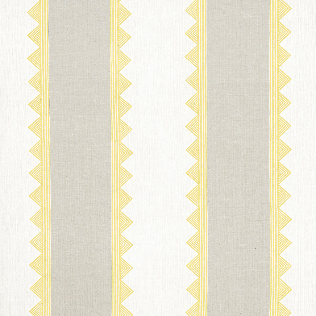 Thibaut KISMET STRIPE Yellow Fabric