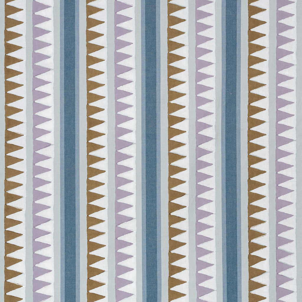 Thibaut LOMITA STRIPE Lavender and Blue Fabric