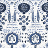 Thibaut Mendoza Suzani Blue And White Fabric