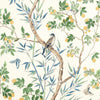 Thibaut Claire Yellow And Navy Fabric