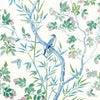 Thibaut Claire Blue And Green Fabric