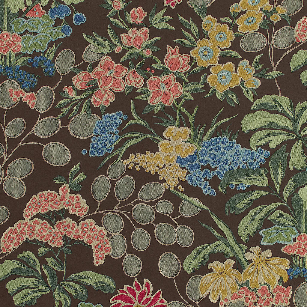 Thibaut MEADOW Brown Fabric