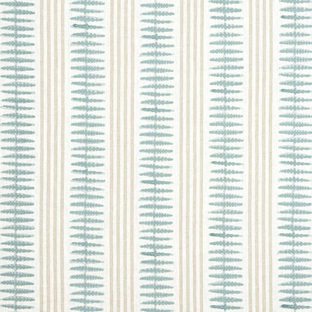 Thibaut INDO STRIPE Seaglass Fabric