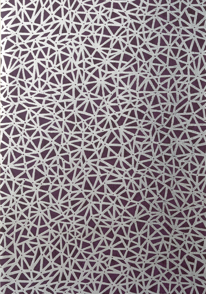 Thibaut AEDAN Plum Wallpaper