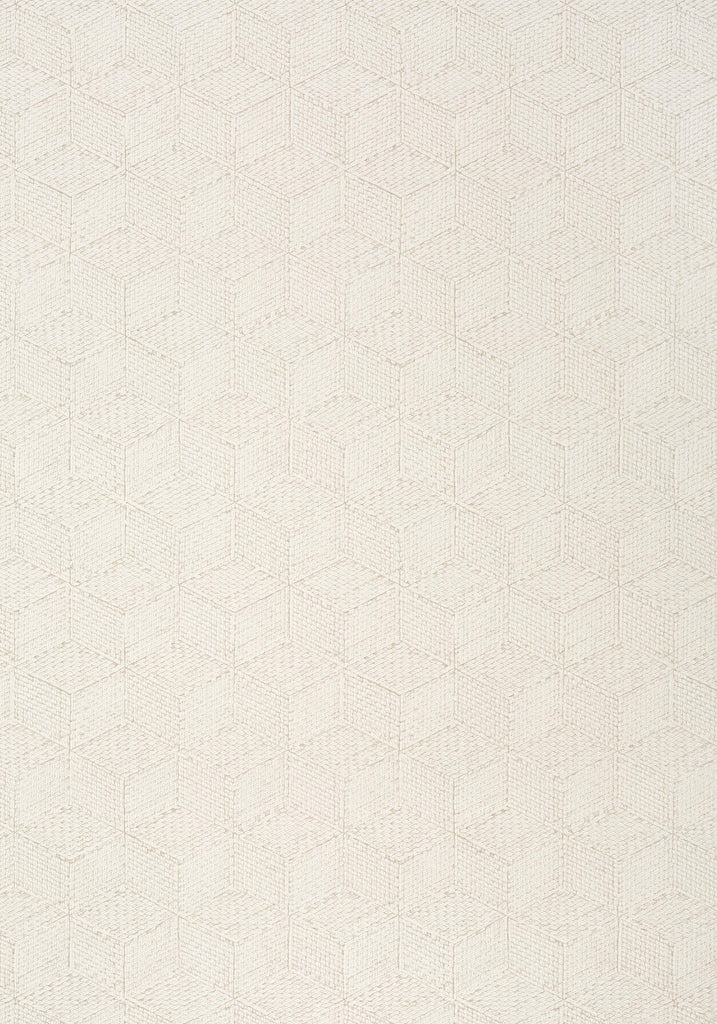 Thibaut MILANO SQUARE Off White Wallpaper