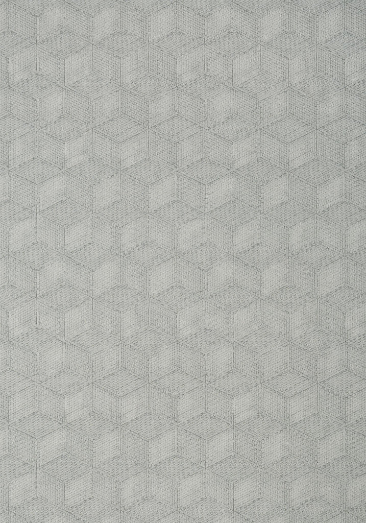 Thibaut MILANO SQUARE Grey Wallpaper