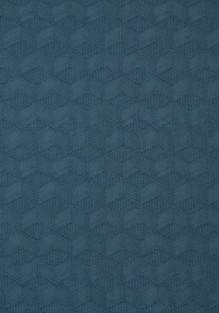 Thibaut MILANO SQUARE Navy Wallpaper