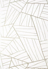 Thibaut Jordan Metallic Pewter On White Wallpaper