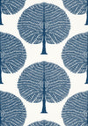 Thibaut Mulberry Tree Navy Wallpaper