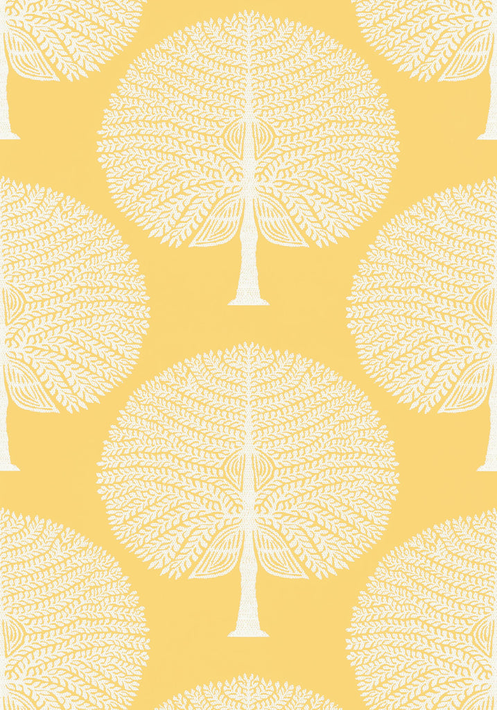 Thibaut MULBERRY TREE Yellow Wallpaper