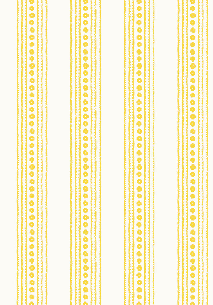 Thibaut NEW HAVEN STRIPE Yellow Wallpaper