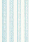 Thibaut New Haven Stripe Turquoise Wallpaper