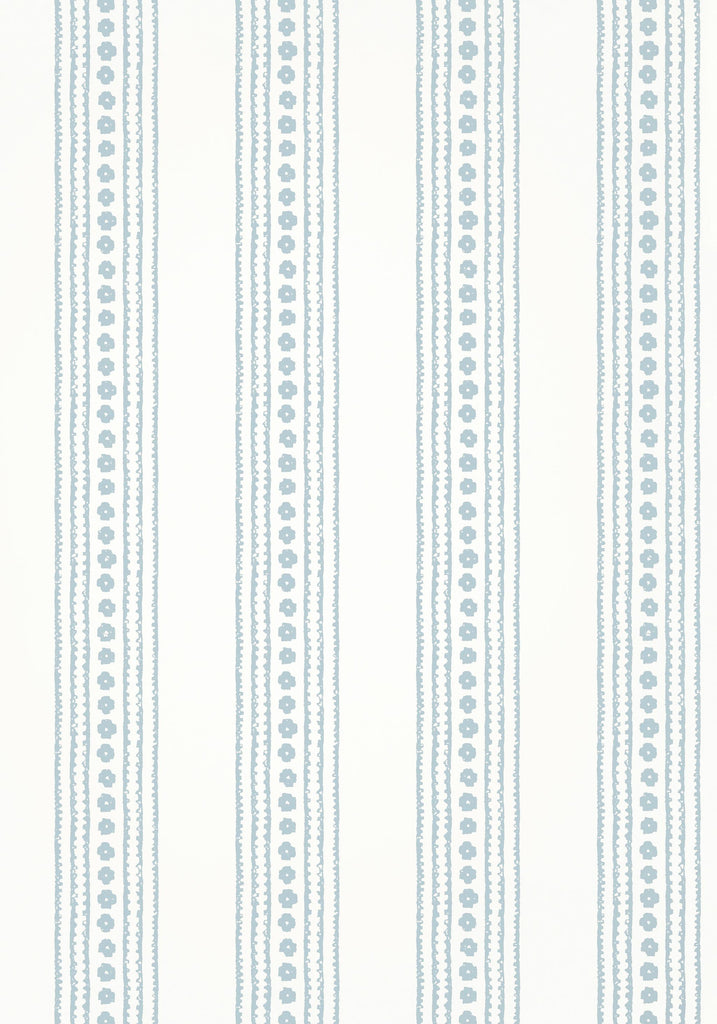 Thibaut NEW HAVEN STRIPE Spa Blue Wallpaper