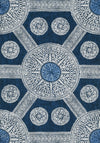 Thibaut Stonington Navy Wallpaper