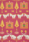 Thibaut Kingdom Parade Pink Wallpaper