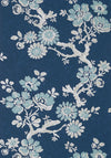 Thibaut Claudette Navy Wallpaper