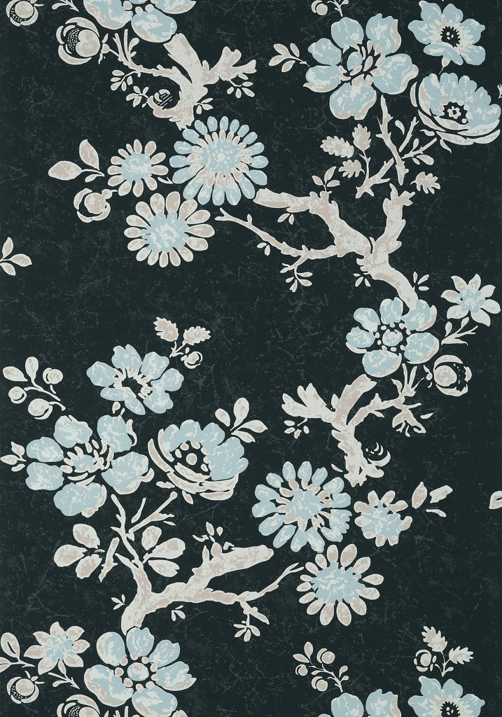 Thibaut CLAUDETTE Charcoal Wallpaper