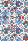 Thibaut Persian Carpet Blue And White Wallpaper