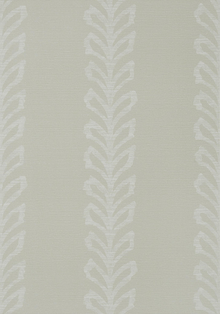 Thibaut EVIA Grey and White Wallpaper