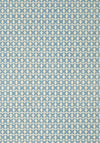 Thibaut Zion Blue And White Wallpaper