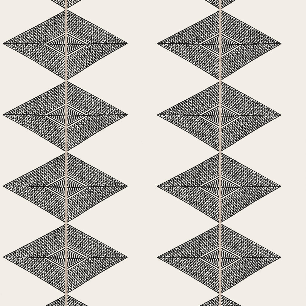 Thibaut REFLECTION Basalt Black Wallpaper