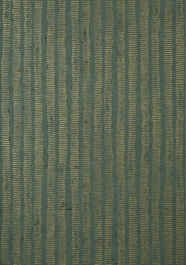 Thibaut CORK FOREST Olive Green Wallpaper