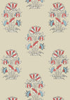 Thibaut Lily Flower Beige And Sunbaked Wallpaper