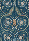 Thibaut Lewis Navy And Teal Wallpaper