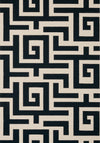 Thibaut Tulum Black Wallpaper