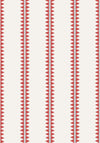 Thibaut Reno Stripe Coral Wallpaper