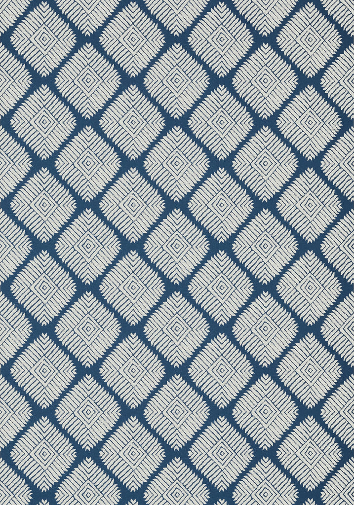 Thibaut AUSTIN DIAMOND Navy Wallpaper