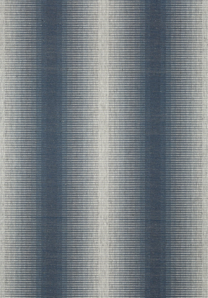 Thibaut BOZEMAN STRIPE Navy Wallpaper