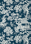 Thibaut Japanese Garden Navy Wallpaper